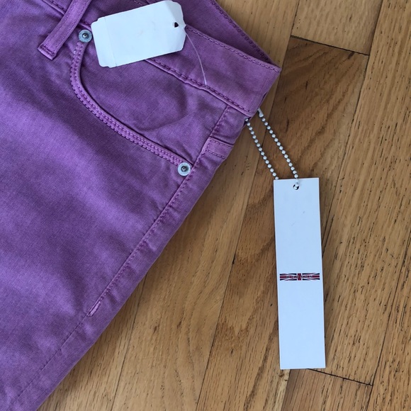 Hudson Purple Jeans NEVER WORN W TAG - Picture 3 of 3